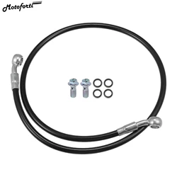 Motoforti 30/50/60/80/90/100/110/150/180/200/220cm Brake Hose Motorcycle Hydraulic Brake Line Oil Hose Pipe Bike 1 Set