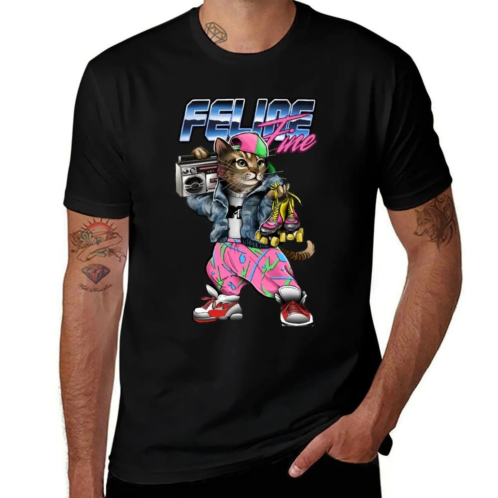 Feline Fine T-Shirt men t shirt cotton 100% T-Shirt