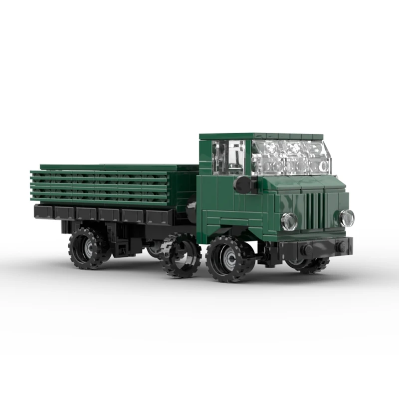 MOC Transportation Series Gaz 66 Truck Model  DIY Assembling Bricks Building Blocks Boys Puzzle Toys Kids Creative Birthday Gift