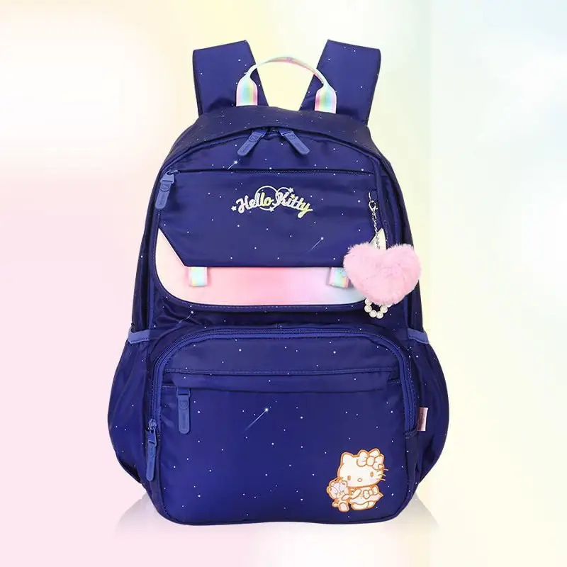 

Sanrioed Hello Kitty Anime Cute Large Capacity Children Backpack Schoolbags Student Cartoon Shoulder Bag Travel Gift for Friend