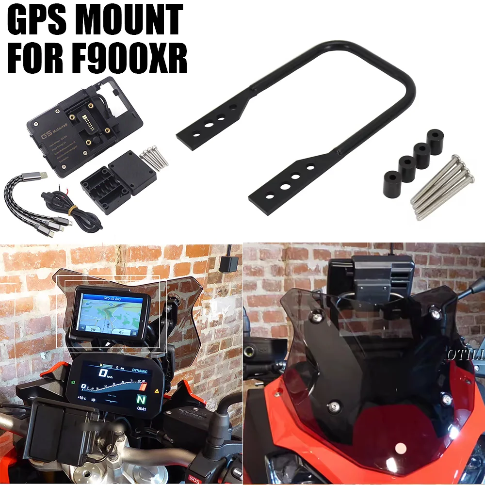 

Motorcycle Modification accessories GPS SMART PHONE GPS Plate Bracket Adapt Holder For BMW F900XR F 900 XR F900 XR f 900 xr