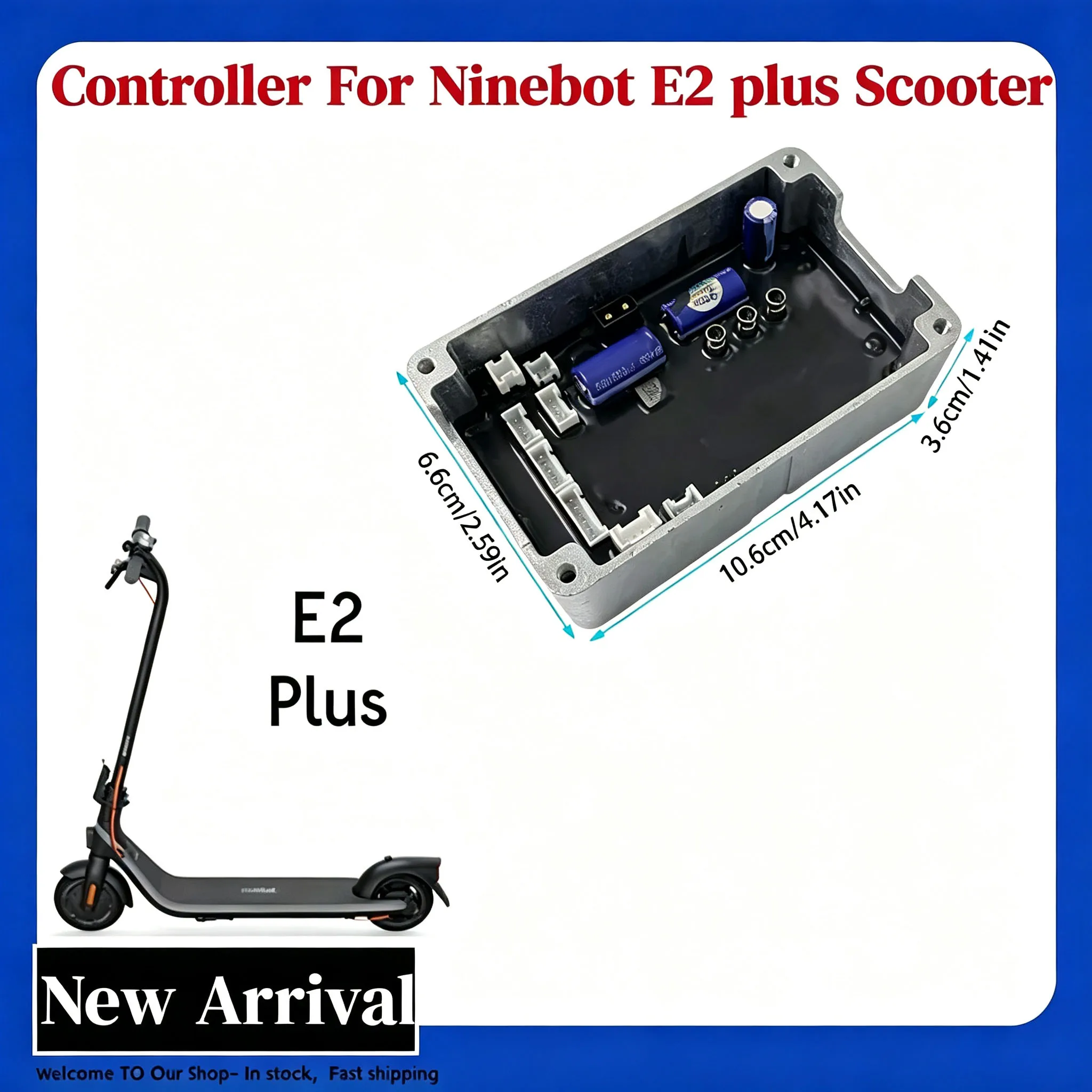 For Ninebot E2Plus Electric Scooter Kickscooter Controller Motherboard Control Board Replacement Spare Parts