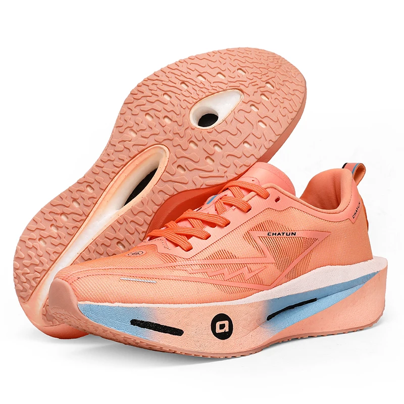 HOT Sale Men Running Shoes Carbon Board Marathon Speciality Sports Breathable Lightweight Women's Comfortable Athletic Sneakers