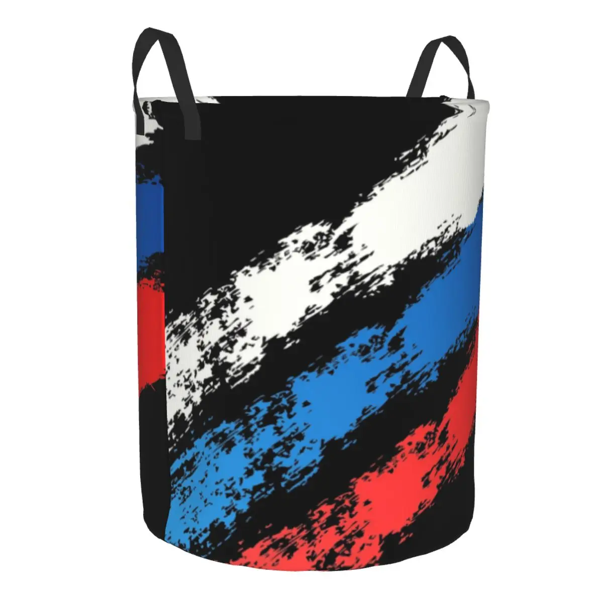 Russia Flag Russian Pride Laundry Basket Foldable Toy Clothes Hamper Storage Bin for Kids Nursery