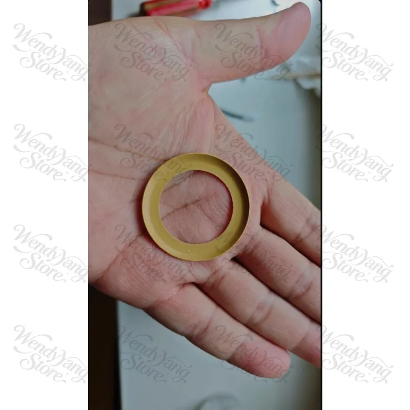 2pcs Silent oil-free air compressor vacuum pump piston ring rubber ring cup membrane gray sheet