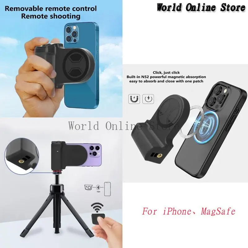 

Remote Control Phone Shutter Hand Grip for 16 15 Handheld Selfie 87HC