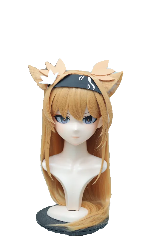 

(NFD-21-011) Customize Character Female/Girl Resin Kig Full Head With Lock Anime Cosplay Japanese Anime Kigurumi Mask