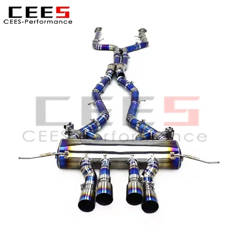 

cees Valvetronic Catback Exhaust for BMW M3/M4 G80/G82/G83 3.0T 2019-2023 SS304 Stainless Steel Pipe Muffler System with MP Tips