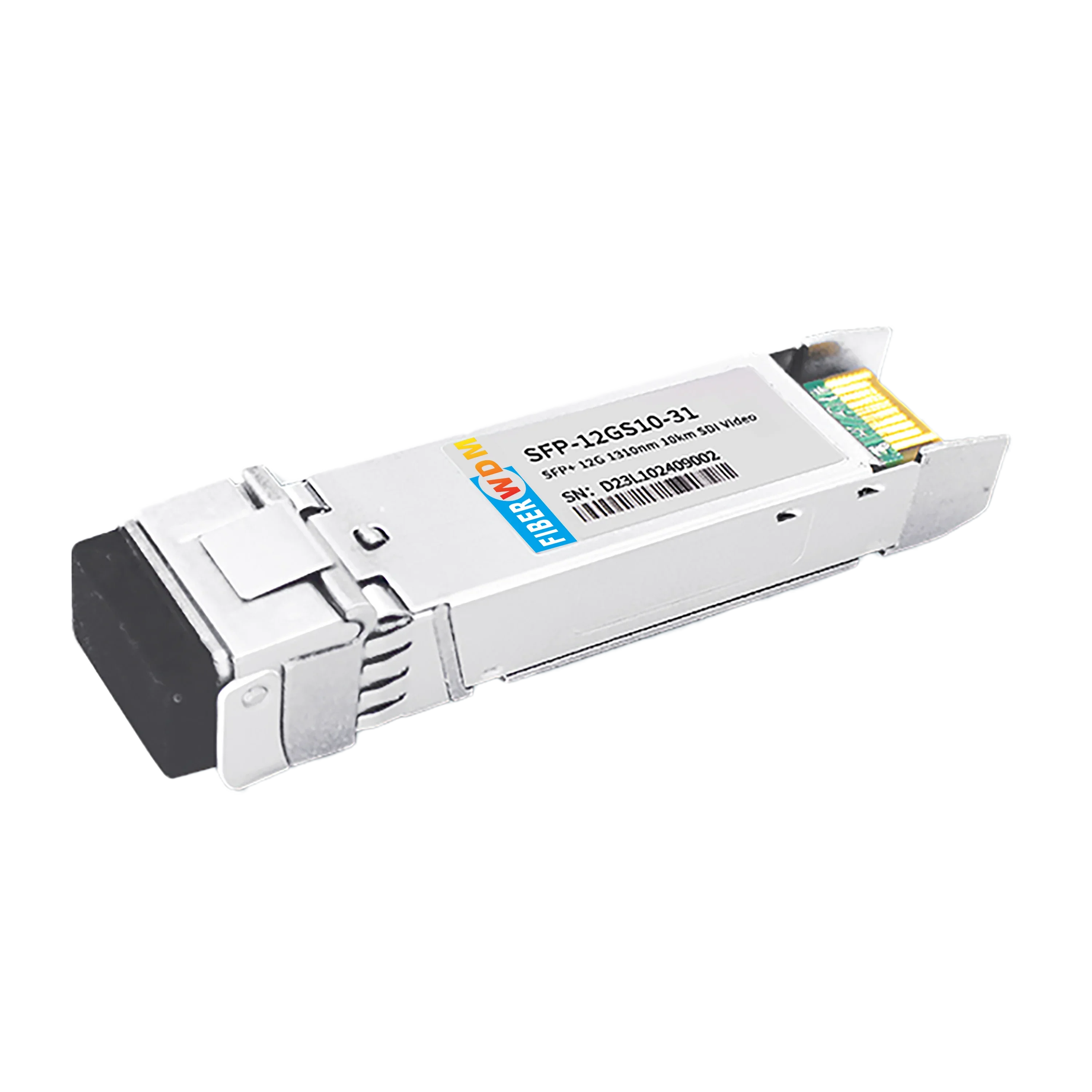 FIBERWDM 12G Video SFP Optical Transceiver Module Dual Fiber Single-fiber BIDI Support 4K 60HZ Video Up To 20 Km Transmission.