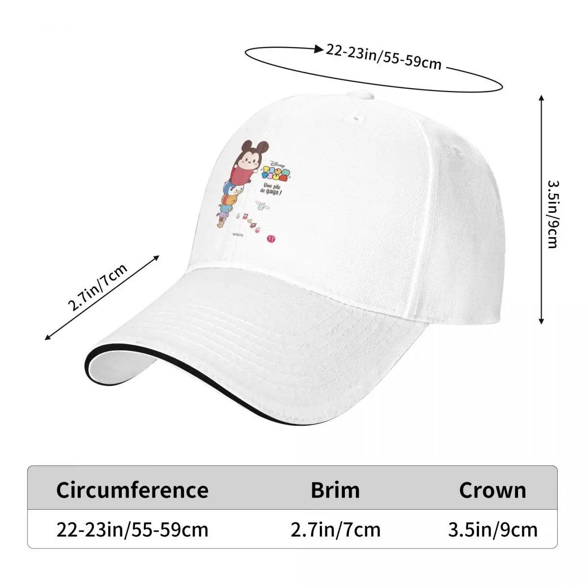 Tsum Tsum Cap Fashion Casual Baseball Caps Adjustable Hat Hip Hop Summer Unisex Baseball Hats Customizable Polychromatic