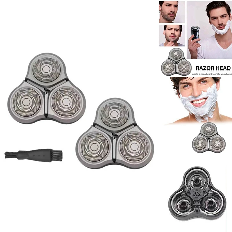 For Xiaomi Mijia S500C S500 S300 Electric Shaver Head+Brush Replace Shaver Head MJTXD01SKS Cutter Head Accessories