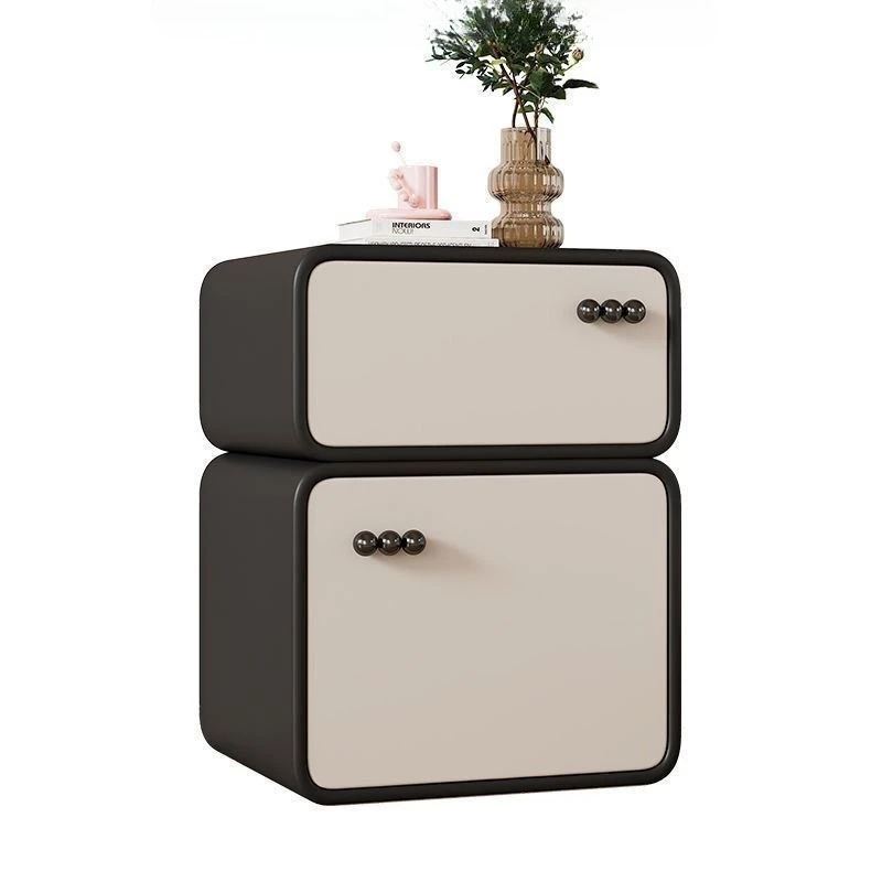 

Cream wind bedside table, small bedroom household cabinet
