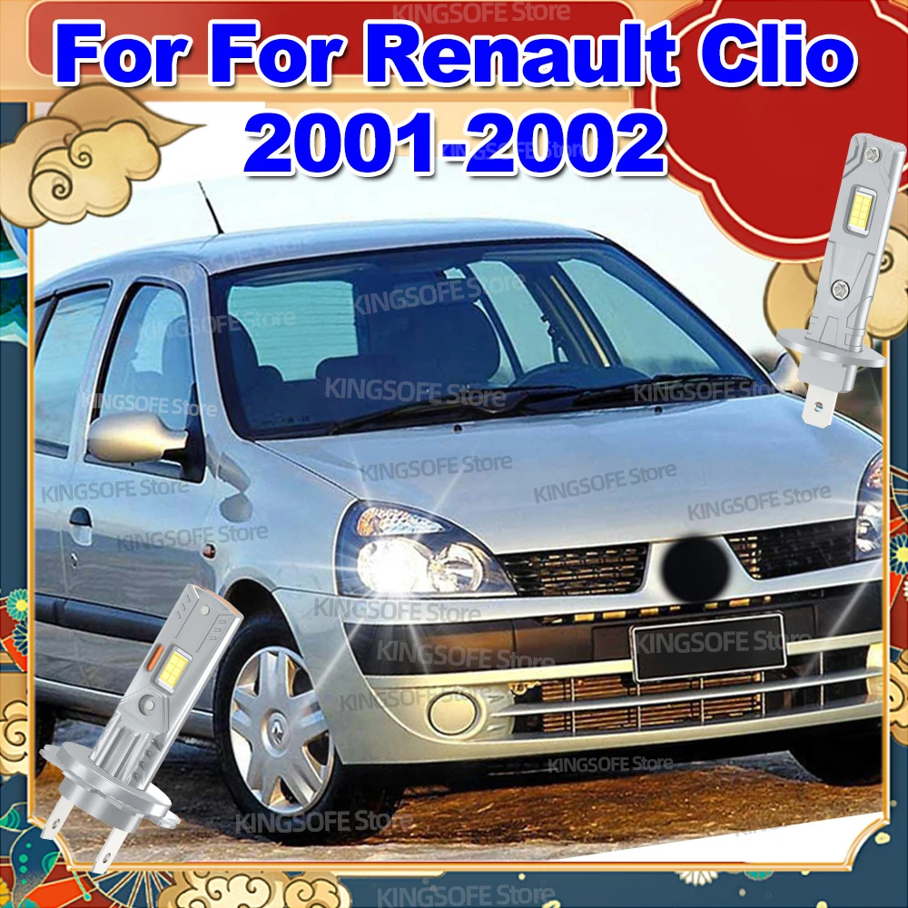 

2/4Pcs 30000LM LED Headlight Mini Bulb Car Lamps Canbus 12V For Renault Clio 2001-2002