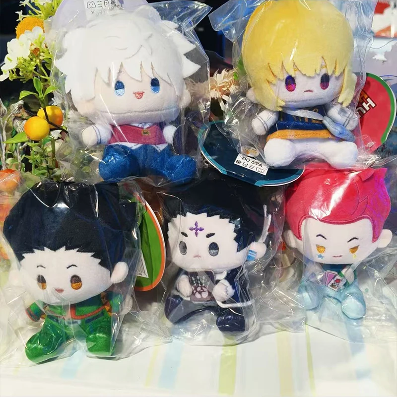 

Мягкие плюшевые игрушки Kawaii HUNTER×HUNTER: Килуа, Курапика, Гон, Хисока. Коллекционные аниме-фигурки, подарок для девочек и детей на День защиты детей, 12 см.
