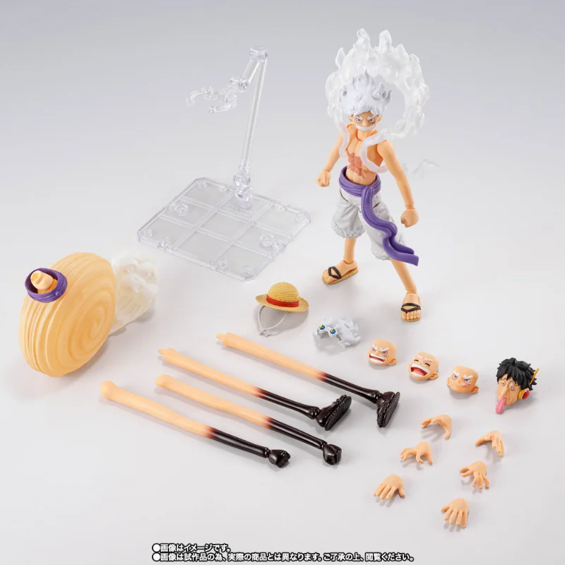 

Bandai Soul Limited SHF Monkey D Luffy Gear 5 Future Island Egghead Island Chapter One Piece Figure Collection Gift