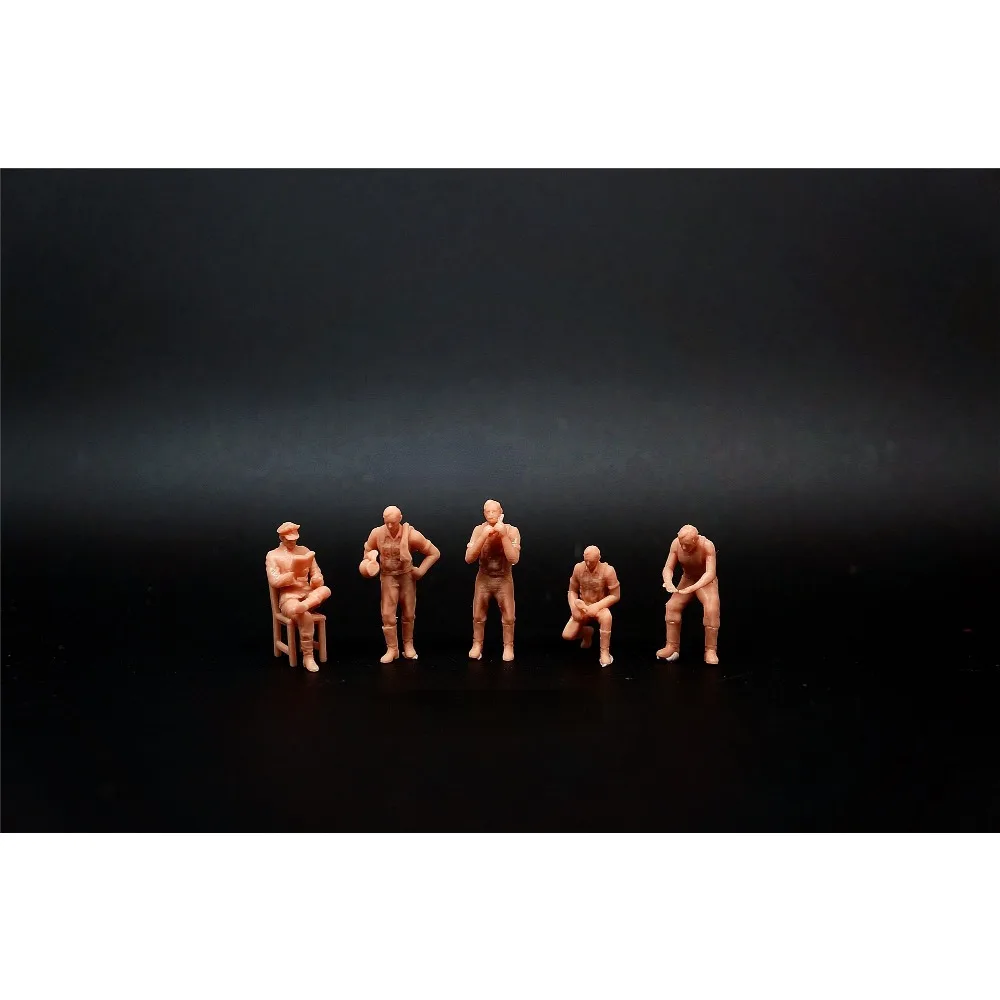 1/72 (German) Leisure Grooming Posture 5-person Voxel (soldier Voxel)