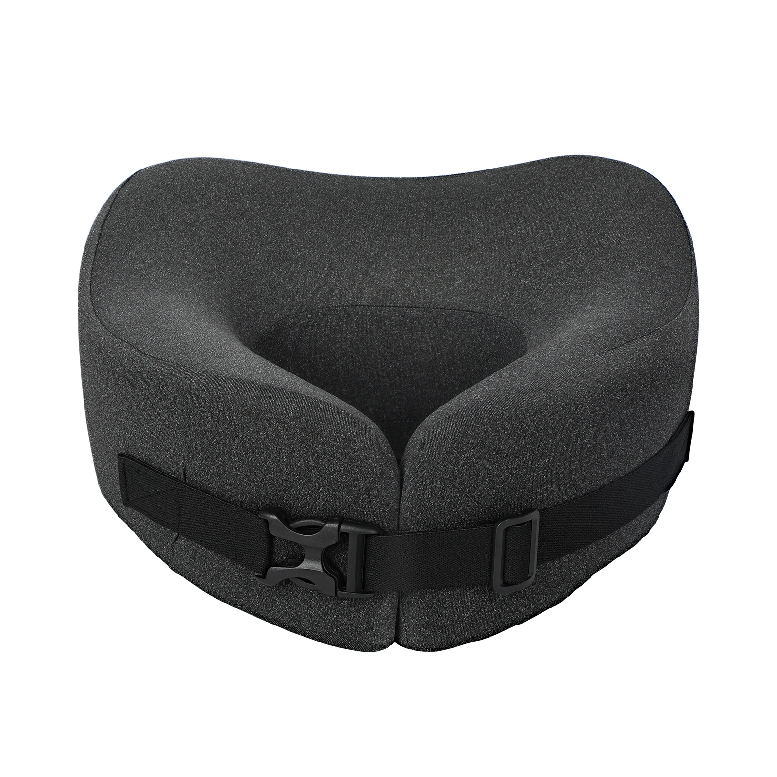 Portable Travel Pillow Rebound Memory Foam Head Pillows for Neck Support Airplane Office Noon Sleep Neck Pillow wIith StorageBag