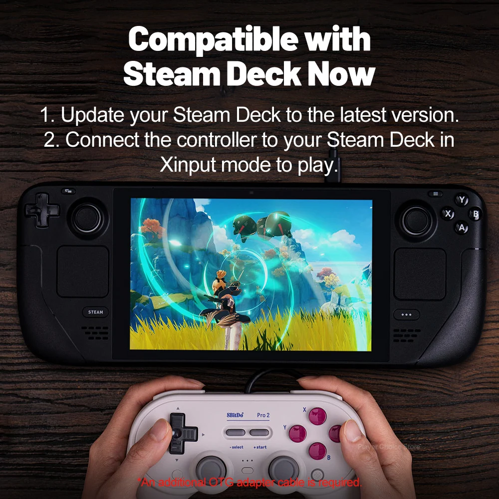 8BitDo Pro 2 Wired Gamepad for Nintendo Switch PC Gamepad RetroPie Raspberry Pi Ultimate Software Adjustable Hair Triggers image 4