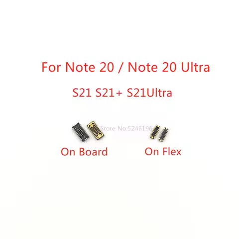 5-10 WiFi antenna FPC connectors 12Pin For Samsung Galaxy Note20 Note 20 Ultra S21 S21+ S21 Ultra Plus S21Ultra Plug On Board