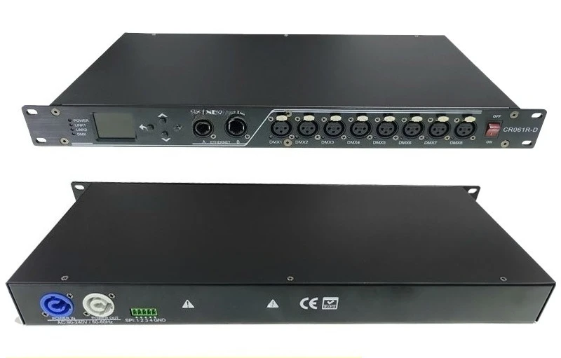 

Освещение сцены Консоль сетевого расширителя RDM Artnet для ламп DMX512 8 портов