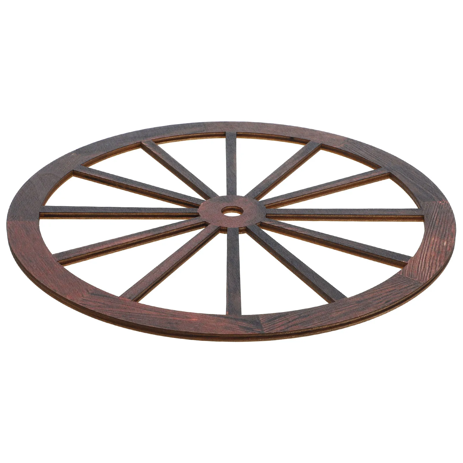 25cm 30cm Wagon Wheel Decor Wooden Wagon Wheel Wall Decoration Vintage Ornament Decor For Bar Room Crafts Decoration