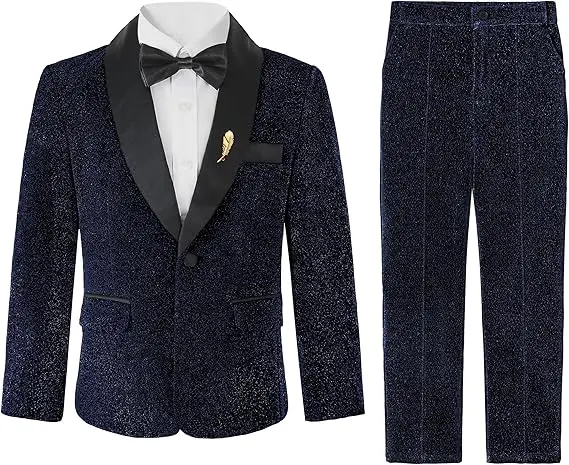 

Children's Autumn British Style Suit Set Gentleman Boys Formal Wedding Wear Kids Piano Chorus Performance Costume