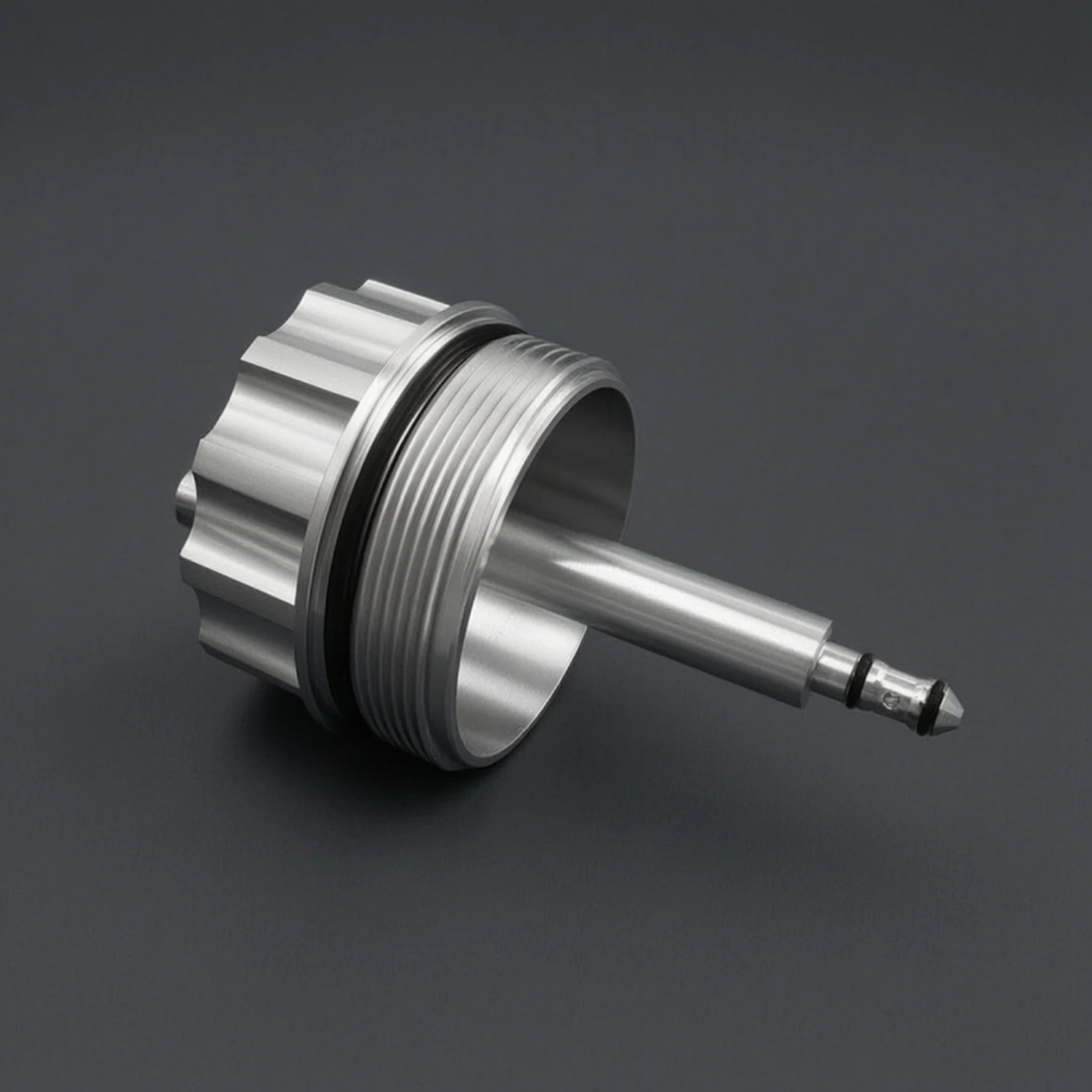 Oil Filter Housing Cap Machined Oil Filter Housing Cover with O-Seal Engine Part Threaded Long-Lasting for Maintenance