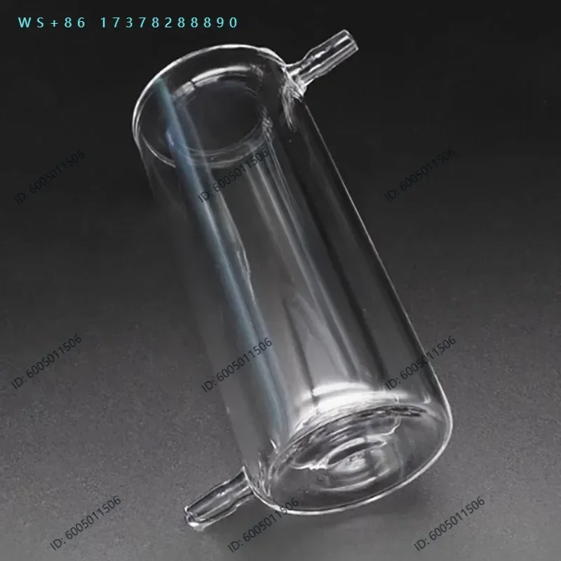 Quartz glass photocatalytic reactor reaction cup quartz double-layer cold trap jacket beaker high temperature resistance