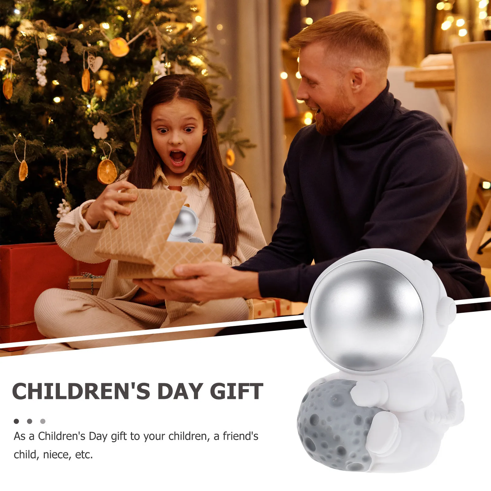 กระปุกออมสินรูปนักบินอวกาศ ความจุขนาดใหญ่ กระปุกออมสินสำหรับเด็ก ของตกแต่งโต๊ะทำงาน นักบินอวกาศน่ารัก กระปุกออมสินสำหรับใช้ในบ้าน