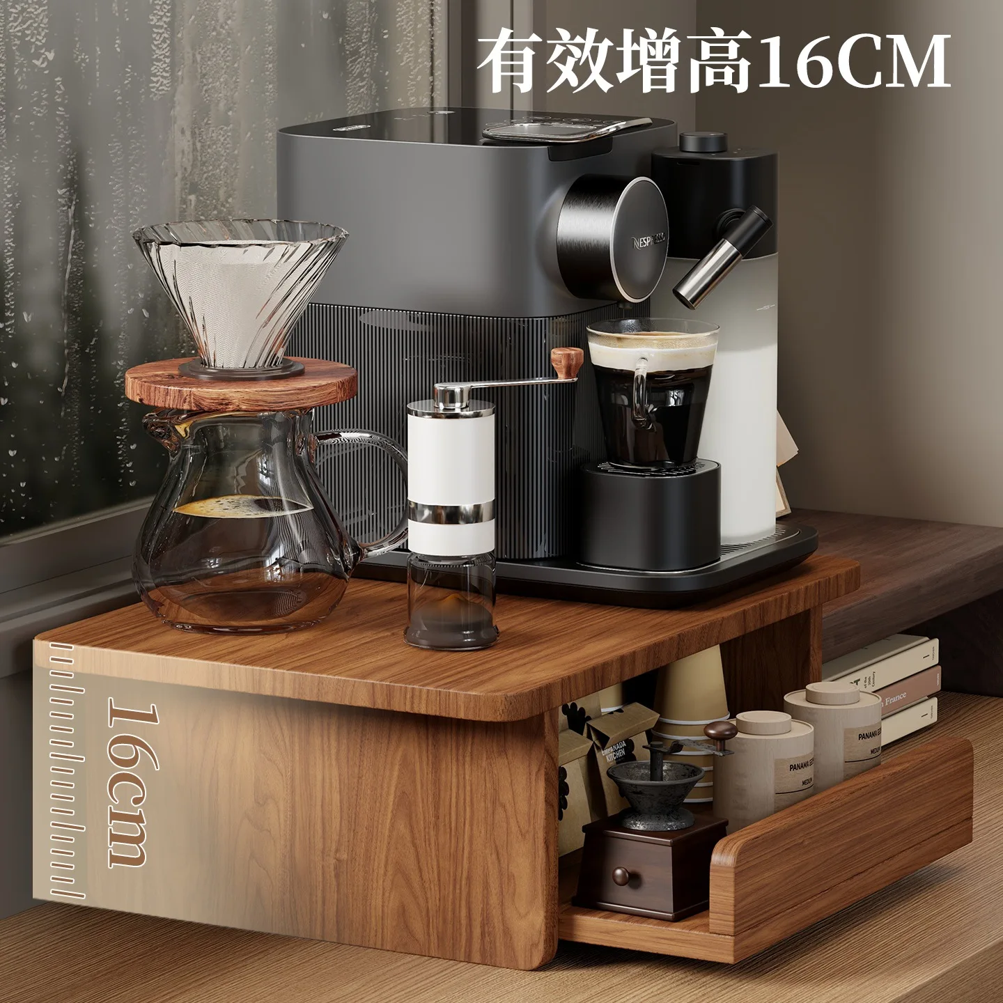 Minimalist Wooden Coffee Corne - đánh giá và giá Coffee Equipment Holder