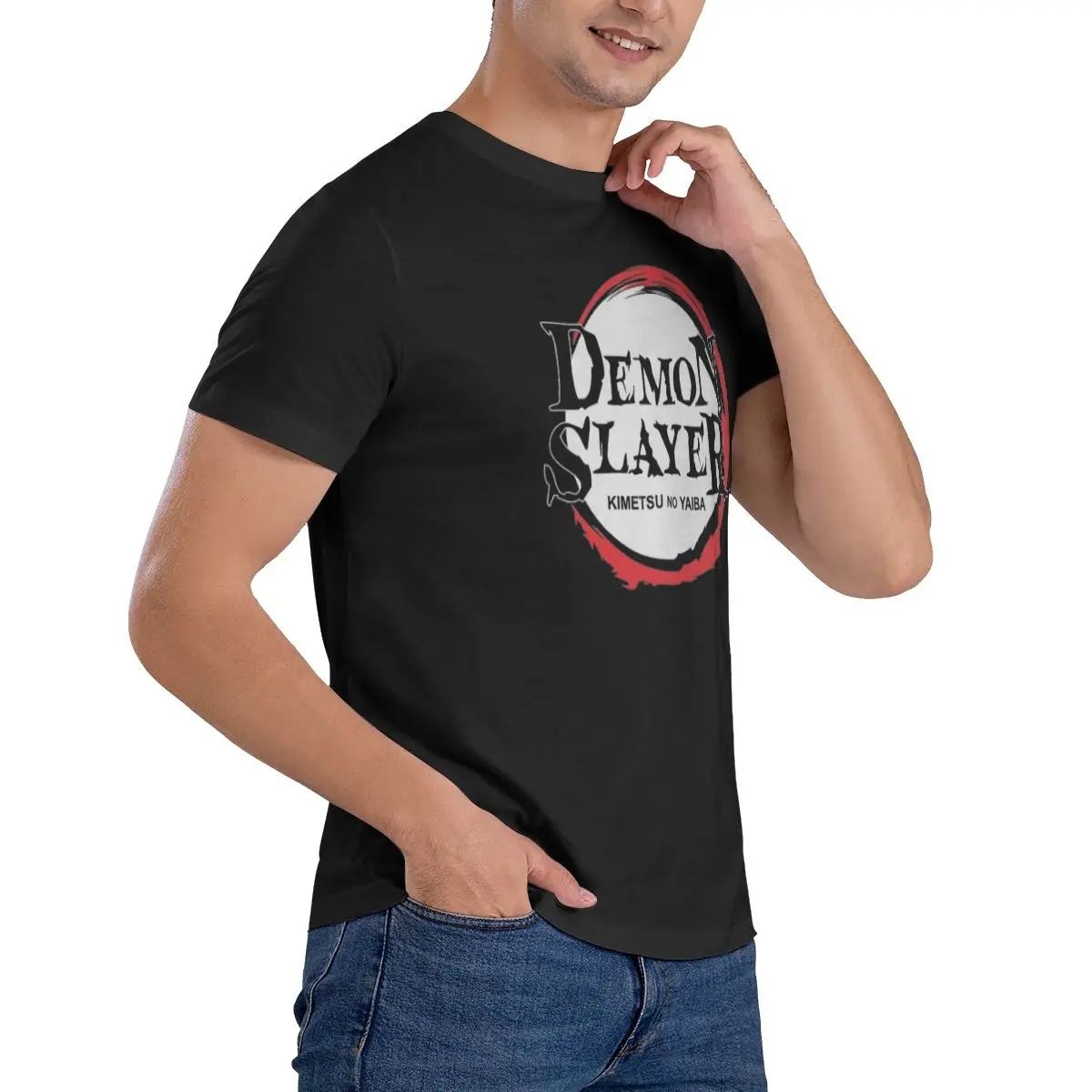Kimetsu No Yaiba Men's Classic Unisex Cotton T-Shirt for Men & Women, Classic Tee