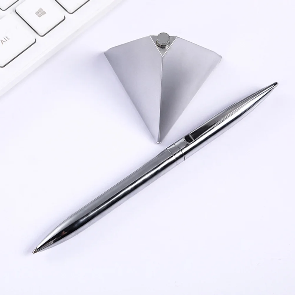 1 Set of Magnetic Base Pen Metal Writing Pen Desktop Pen Office Pen for Businessmen fidget pen signature pens