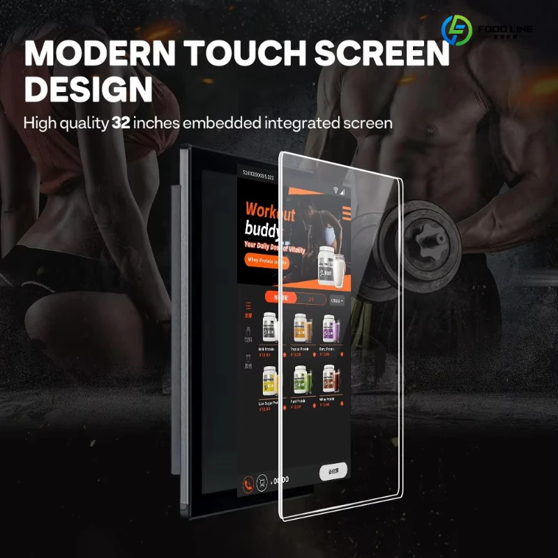 Protein Shake Vending Machine Programmable Refrigerator SDK API Integration Pay for Sports Center
