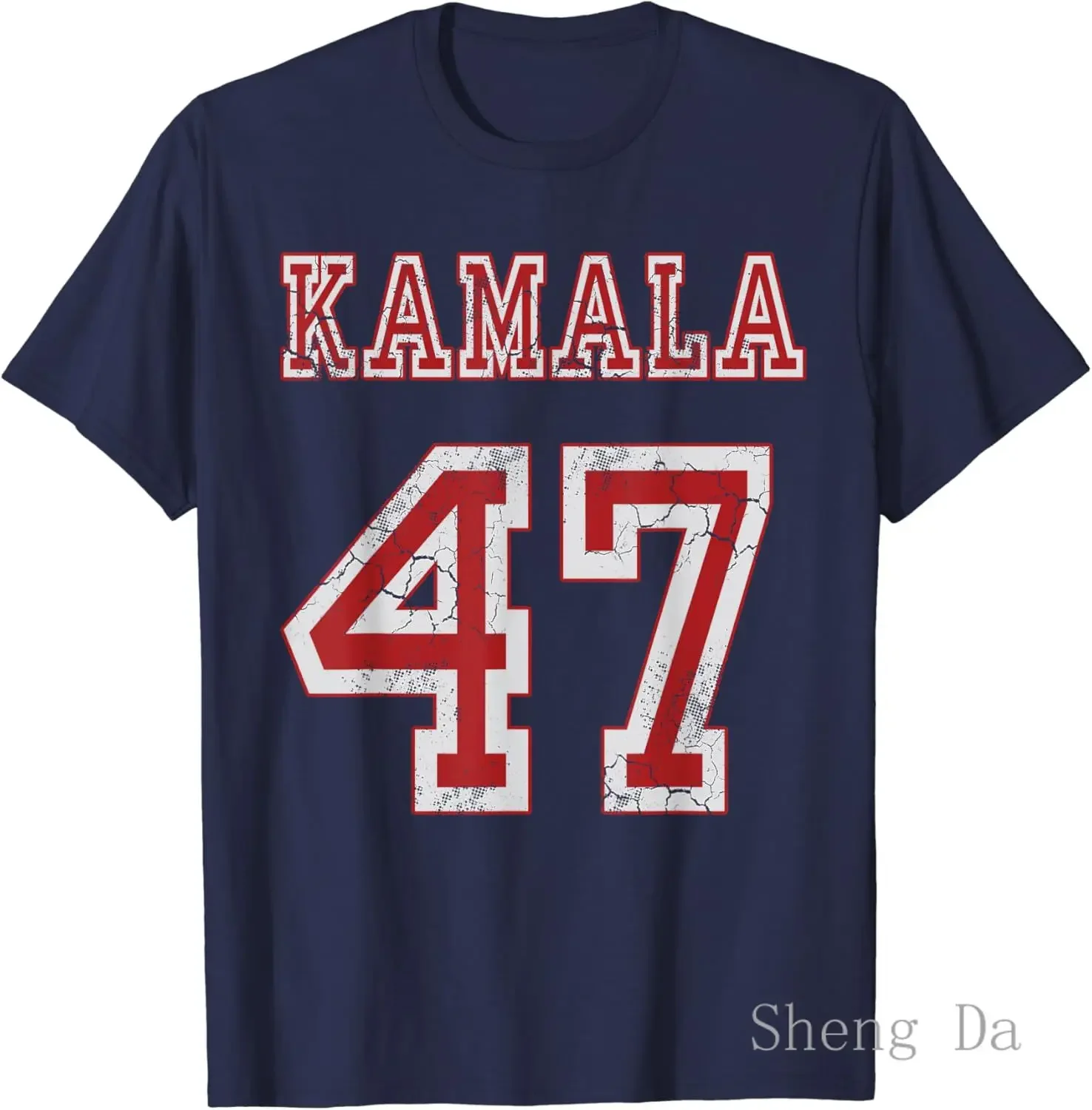 Kamala Harris 47 Th President USA America 2024 Election T-Shirt Top Women Pure Cotton Short Sleeve Tee Women's Tops Tees