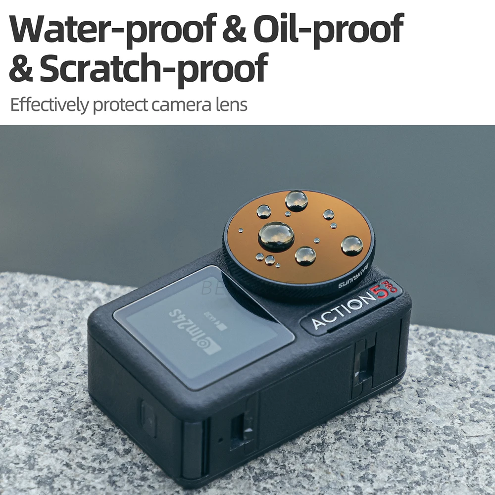 Multi-Layerเคลือบฟิล์มปรับสําหรับDJI Action 5 Pro NDชุดกรองเลนส์กล้องสําหรับDJI Action 4/3 อุปกรณ์เสริม