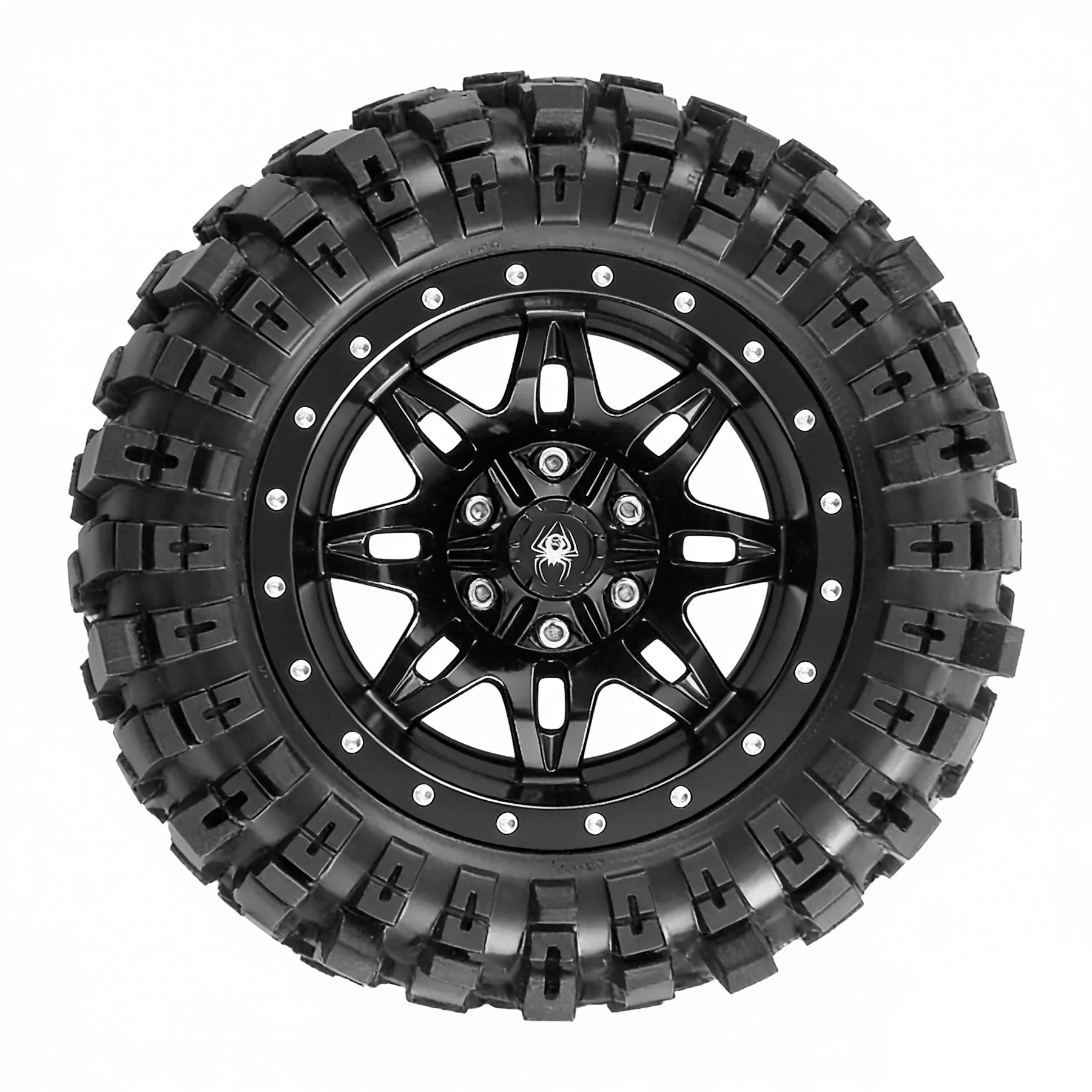 4 szt. opon 85 mm z metalowymi felgami do samochodów RC Crawler 1/10 TRX4 TRX6 SCX10 SCX10 II 90046 SCX10 III AXI03007 Gen7/8 D90 VS4-10