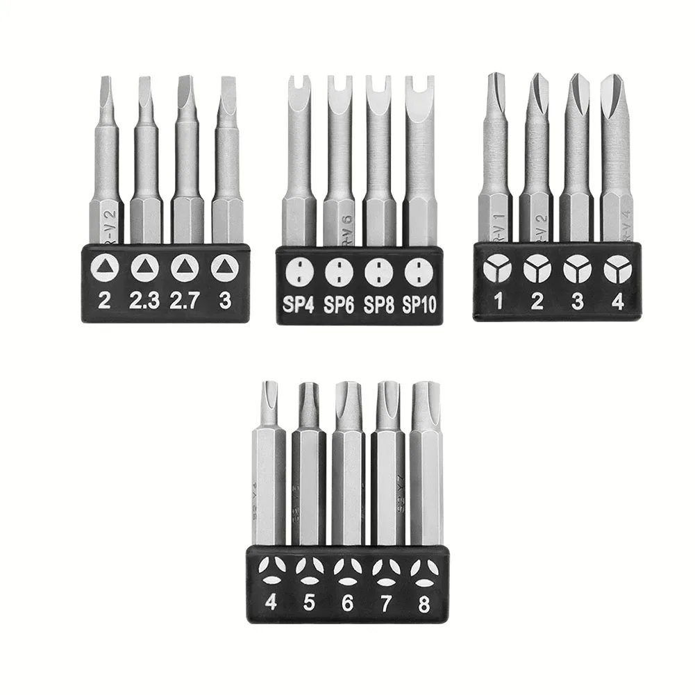 4/5pcs 50mm Length Special-shaped Screwdriver Set U-shaped Y-Type Triangle Triangle Inner Cross Screwdriver Bit Hand Tool