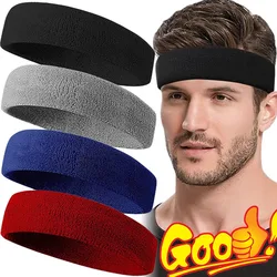 Pure Color Sports Headband Running Headwear Sweat-Absorbent Headband Basketball Antiperspirant Belt Fitness Sweat Guide Belt