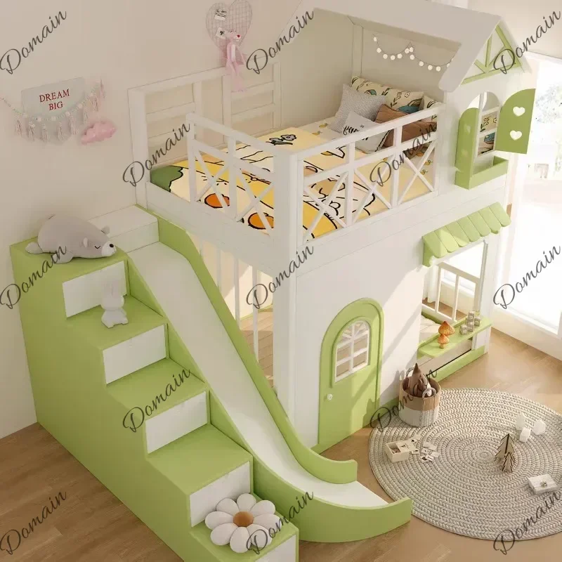 30XY Modern Style Camas Infantiles Furniture Home Simple Normal Loft Kids Beds Double Decker Loft Single Design Children Beds Tw