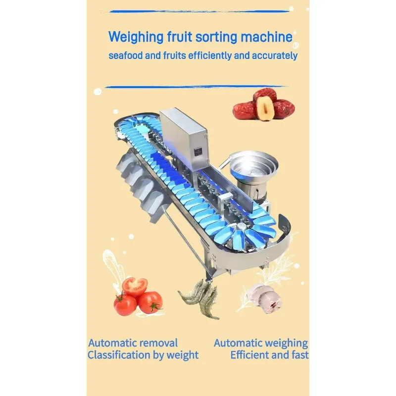 High-efficiency Industrial Automatic Classifier Fruit Sorter and Weight Grading Machine