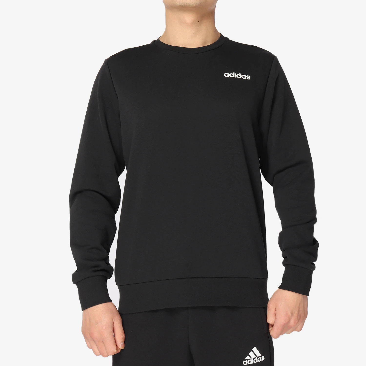 

Оригинальная мужская классическая простая толстовка Adidas Spring New DU0395