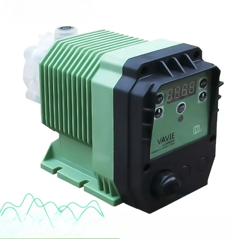 Acid Dosing Pump Electric Diaphragm Meterinng Pump 220V Acid Alkali Resistant Dosing Pump Pluse/4-20mA Micro Dosing Equipment