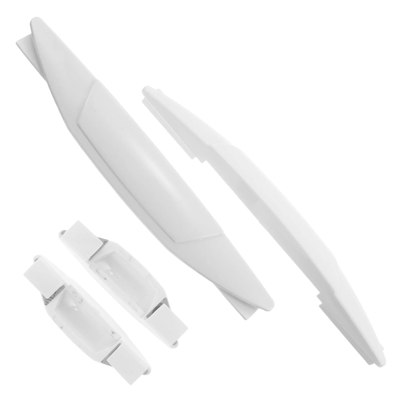 

4Pcs Car Door Strip White Heavy-Duty PVC Door Edge Guard for Scratch Impact Resistance Auto Trim Bumper Protector