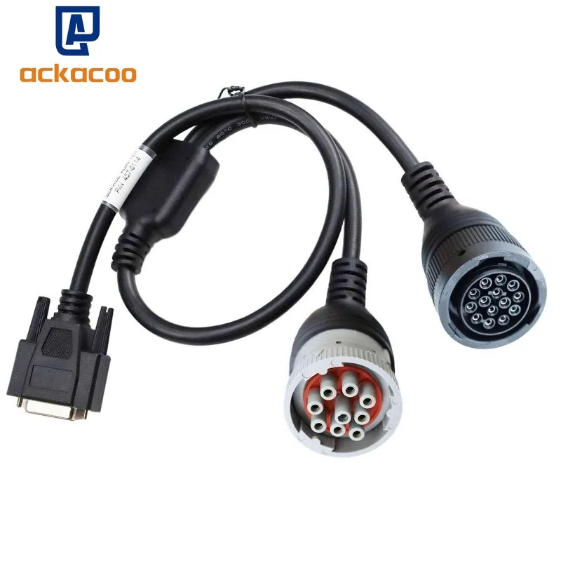 

4576114 ET3 ET-III Split Y Scanner Connect Cable 9 pins & 14 pins for ET-3 ET3 Adapter Diagnostic Tool 457-6114 317-7485 3177485