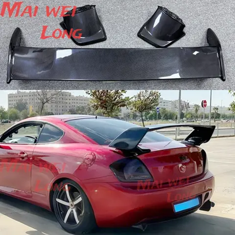 Pour Hyundai Genesis Coupe Spoiler 2005 2006 2007 2008 2009 2010 2011 2012 2013 couleur extérieure aile arrière coffre lèvre Spoiler