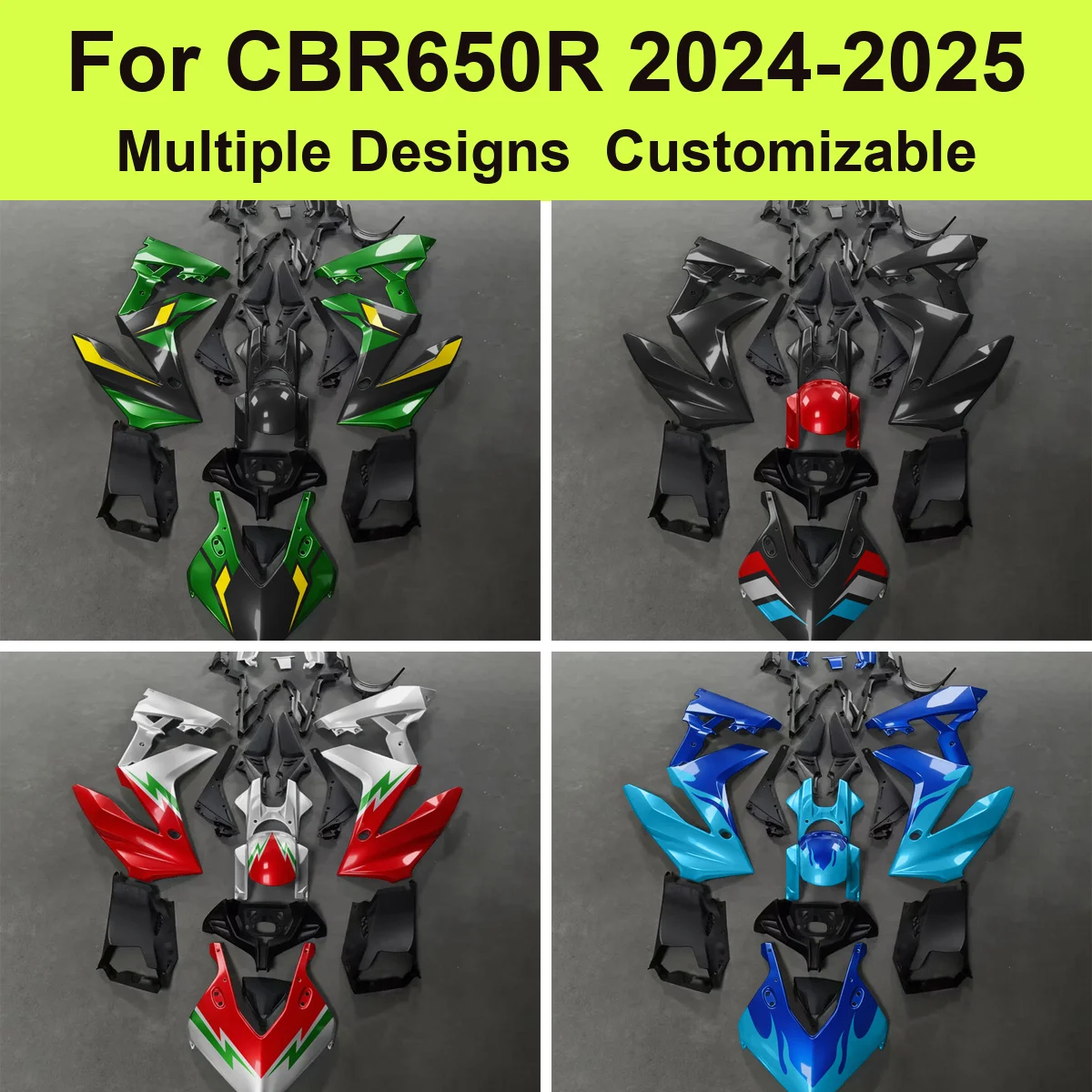Fit for CBR650R 2024-2025 RH08 Bodywork Fairing Kit 650cc Injection Moulding ABS Cowls Panels Complete Parts Covers