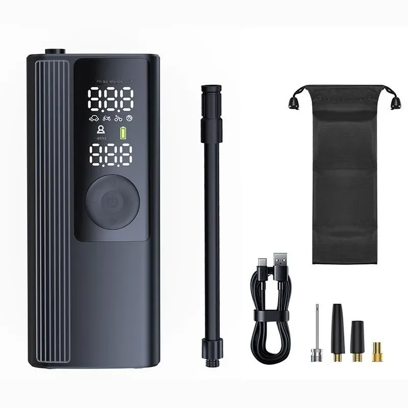 150Psi Portable Digital Tire Inflator Rechargeable Air Compressor For Vehicle Bicycle Motorcycle Football