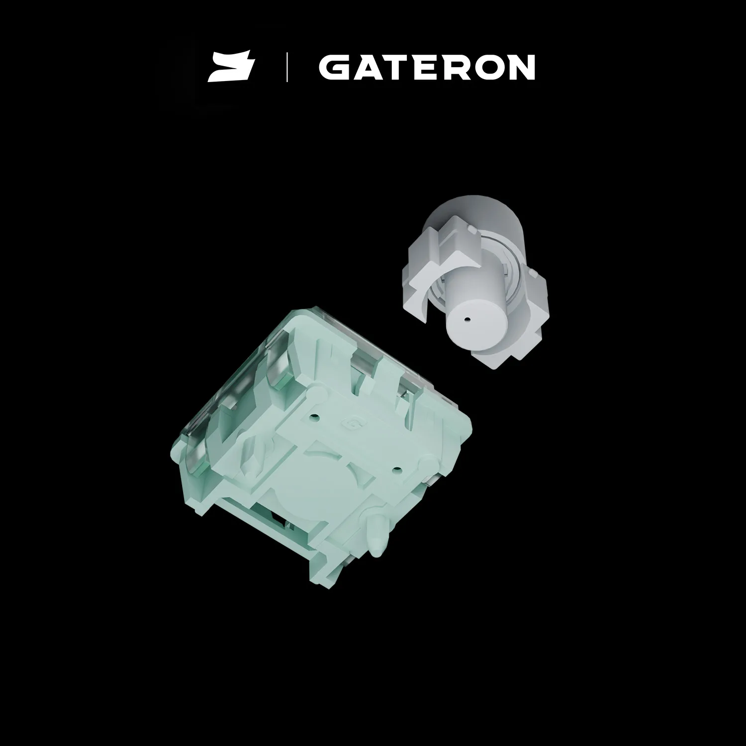 GATERON Magnetic Jade Ultra Switch Linear Freely Setting Rre-Travel HE Hall Sensor Effect for Magnetic Keyboard Gaming Office