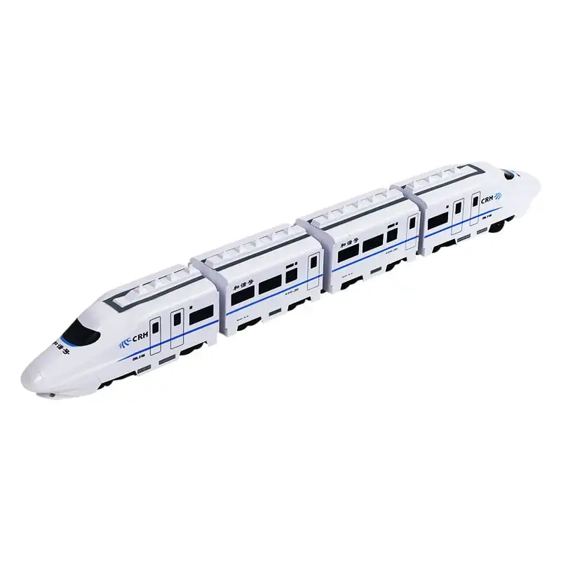 Educational Electric Harmony Train Non Remote Control Vehicle Toy Simulating High Speed Railway Motor Ideal Baby Gift