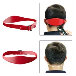 Adjustable Home Hair Trimming DIY Hair Neckline Shaving Template Haircut Band Breathable Curved Silicone Hair Trimming Guide